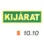 Kijárat, után világítós tábla 10.10