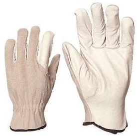   Szürke munkakesztyű színmarha tenyér, nagy igénybevételre 1218-21-es védőkesztyű