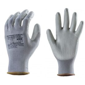   EUROLITE 13P105 SZÜRKE PRECÍZIÓS TENYÉREN PU MÁRTOTT KESZTYŰ