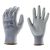 EUROLITE 13P105 SZÜRKE PRECÍZIÓS TENYÉREN PU MÁRTOTT KESZTYŰ