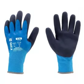 EUROWINTER L200 KÉK BÉLELT KESZTYŰ DUPLA LATEX