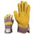 Sertéshasíték munkakesztyű tenyérbéléssel, sárga 205-ös rakodókesztyű