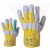 212-es kesztyű munkakesztyű 4144, szürke rakodókesztyű erős marhahasíték