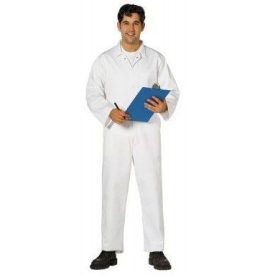   Portwest gasztro ruha, élelmiszeripari overall fehér színben, patentos kivitelben, kiváló ár/érték