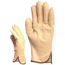   Erős színmarhabőr tenyér és kézhát, sárga színű 2228-31-es rakodókesztyű