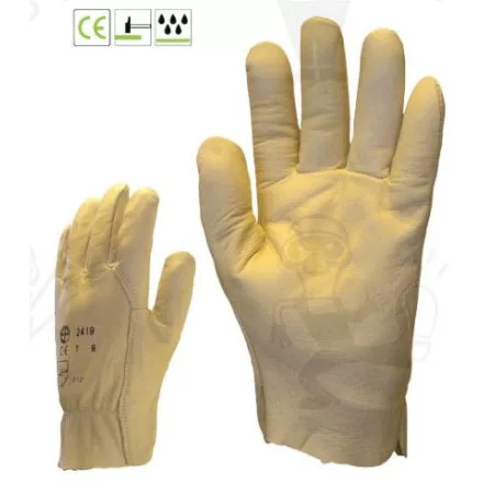 SZÍNMARHABŐR kesztyű 2418-20-as, Bőr munkakesztyű