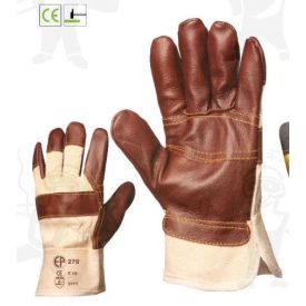   270, SZÍNMARHA bútorbőr Munkakesztyű tenyérbéléssel 270-es, Rakodókesztyű