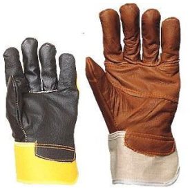   280 színmarha munkavédelmi keszytű egész bőrből, erős vászon kézhát