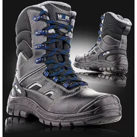   2890-O2W-37 - VM Footwear SHEFFIELD, fekete magasszárú bakancs, surranó