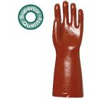 3640, Vygen 40 cm-es, bordó sav-, lúg-, olajálló védőkesztyű 3640-es