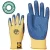 Kevlar kesztyűre kondenzált kék csúszásbiztos latex kesztyű 3879-80-as