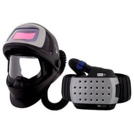   Speedglass Adflo szett: 9100FX, automata pajzs, kazettával,légzésvédővel