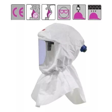 könnyű pp kámzsa belső gallérral, újrahasználható fejkeret, cserélhető külső