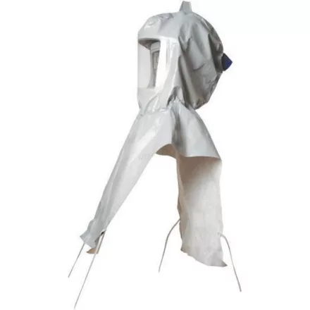 vegyszerálló csuklya vállrésszel, belső kámzsás, szigetelt varrású, újrahasználható  (HT-125 helyet