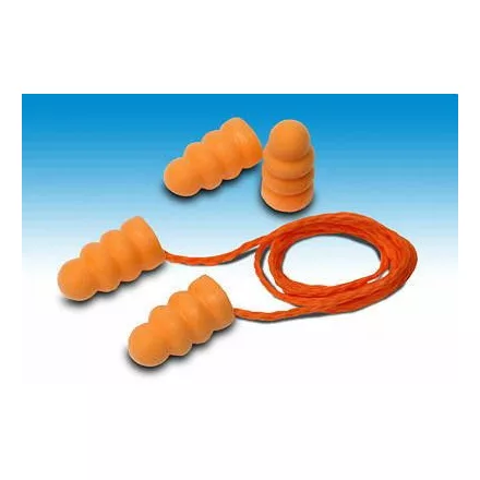 3M_1120, 3M egyszer használatos, bordázott, lágy poliuretán füldugó (SNR 37dB) 3M1120