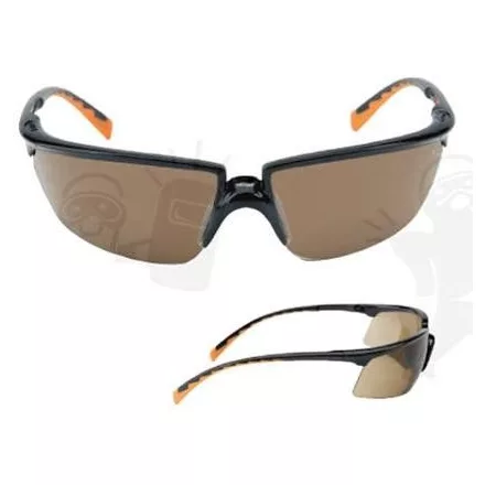 Solus füstszínű lencse, nagyon könnyű (23 g) fekete/narancs keret 60153-as