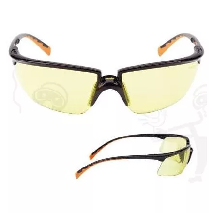 Solus sárga lencse, nagyon könnyű (23 g) fekete/narancs keret 60156-os