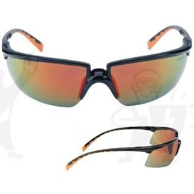   Solus piros tükrös lencse, sisakkal, fültokkal viselhető fekete/narancs szár 60154-es