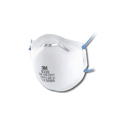 3M_8320, FFP2 NR D részecskeszűrő félálarc 3M 8320