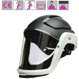  védősisak arcszigeteléssel, látómezővel por, permet, vegyszer ellen