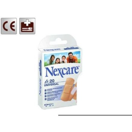 Universal sebtapasz, tartós, vízálló, általános használatú, 20 db, háromféle vegyes méret