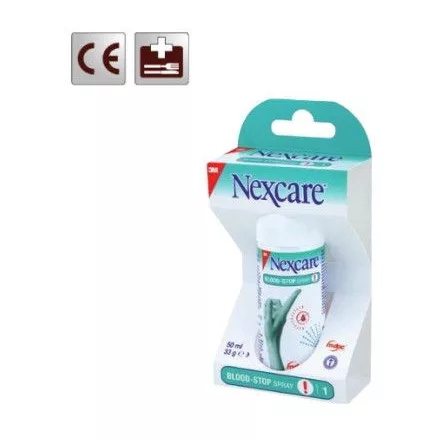 Vérzéscsillapító spray, nem irritáló, hemosztatikus összetevője gyorsítja a véralvadást