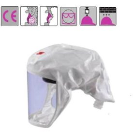   könnyű arcvédős csuklya, fehér S/M vagy M/L méret (HT-101 helyett)