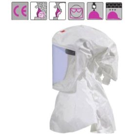   könnyű arc+vállvédős csuklya, fehér S/M vagy M/L méret (HT-120 helyett)