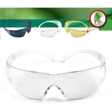 3M_SF202AF-EU, 3M™  SecureFit™  védőszemüveg 3M201AS, víztiszta, karcmentes lencse,