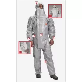 Tychem F2  overall 40930-as, kezeslábas