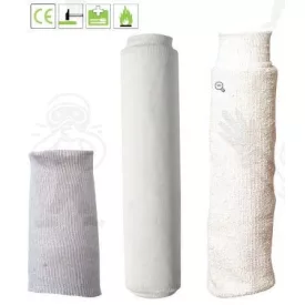 Pamut csuklóvédő, 20 cm hosszú, gumírozott 4183-as