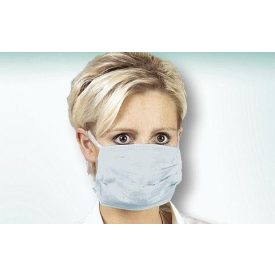   45455, Háromrétegű eü. papírmaszk, kötőkkel  50 db/doboz 45455-ös