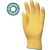 4600 KÖTÖTT VÉKONY SÁRGA KEVLAR munkavédelmi KESZTYŰ, VÁGÁSBIZTOS, HŐÁLLÓ