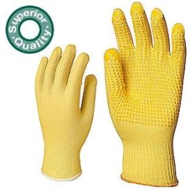   Vékony, vágásbiztos kevlár, csúszásgátló pöttyözéssel 4645-ös