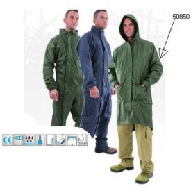   Hajlékony poliuretán esőkabát, zöld, 170 g/m2 könnyű, varrott plusz hegesztett, szellőző