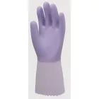 Vastag (1,3 mm), saválló kék gumikesztyű, 30 cm-es, nylonra mártva 5227-30-as ***KIFUTÓ***
