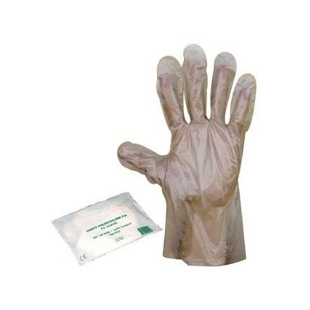 0005 Polietilén fóliakesztyű, 100 db 5949 vagy 5950, Egyszerhasználatos