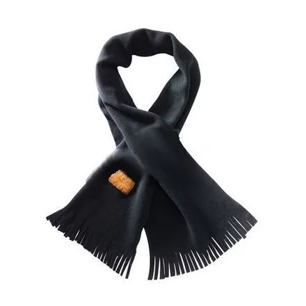 Coverscarf 250 g/m2-es polár nyaksál, 120x22 cm, kék és fekete színben 5COVS-B/N