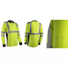   Coverguard EKHI HOSSZÚ UJJÚ LÁNGÁLLÓ ÉS ANTISZTATIKUS JÓLLÁTHATÓSÁGI SÁRGA PÓLÓ "XL"