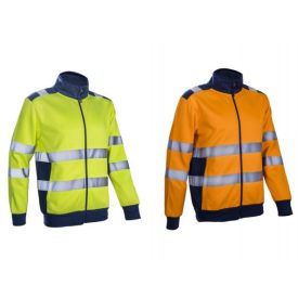GOKKAN HI-VIZ SÁRGA/NARANCS CIPZÁRAS PULÓVER