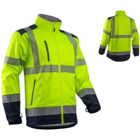 KAZAN KOMBINÁLHATÓ HI-VIZ SÁRGA SOFTSHELL FELSŐ