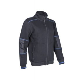 KIJI FEKETE MELEG CIPPZÁROS PULÓVER