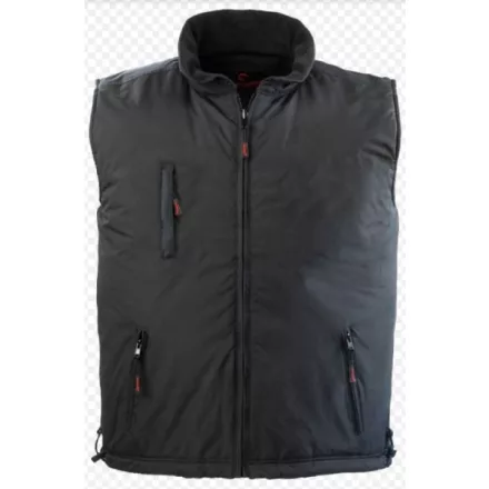 LEMAN FEKETE KIFORDÍTHATÓ POLÁR Munkásmellény  (5LEMNS)***KIFUTÓ***