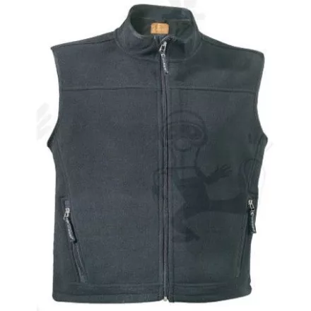 SOFT fekete cipzáros polármellény 5SOFT ***KIFUTÓ*** Munkásmellény