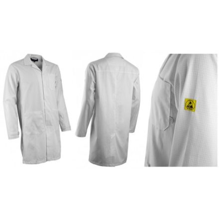 Coverguard TARANIS ESD KÖPENY Fehér "L"