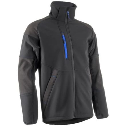 5YKY010 Coverguard YUKI II Softshell munkavédelmi dzseki Fekete/Kék XXL