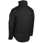 YUZU COVERGUARD FEKETE-NARANCS RIPSTOP MUNKAVÉCELMI TÉLI KABÁT KAPUCNIVAL XL