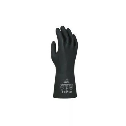 U60119 Uvex munkavédelmi kesztyű Profapren vegyszerálló, szilikonmentes sötétkék neoprén, 0,75 mm / 33cm