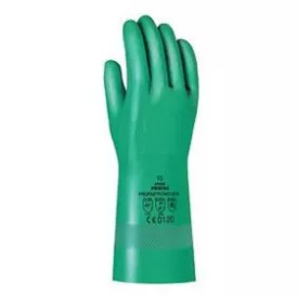   Uvex kesztyű Profastrong vegyszerálló zöld nitrilkesztyű, 0,38 mm vastag, 33 cm hosszú U60122