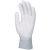 6022, FEHÉR PRECÍZIÓS POLIÉSZTER KESZTYŰ, POLIURETÁN MÁRTOTT TENYÉRREL_12 (6022)